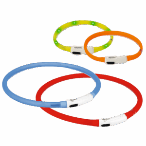 Halsband lichtgevend Dogini rood 70 cm