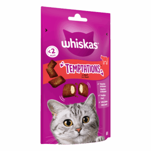 Whiskas Temptations Rundvlees 60 g